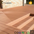 Outdoor wood composite decking stairs for garden